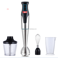 Mixeur Plongeant en Acier Inoxydable à Bouton Poussoir, Moteur en Cuivre Pur, Vitesse Variable, Contrôlé par Application, Idéal pour la Maison et l'Hôtellerie - Offre Spéciale