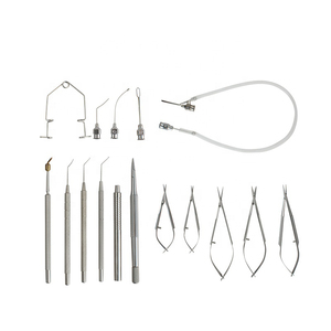Longermay Juego de microinstrumentos oftálmicos ópticos para cirugía de implantación de cataratas y lentes intraoculares - Product Image 1