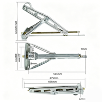 Pied de support stabilisateur anti-basculement pour caravane, camping-car, chariot alimentaire, camping-car, pour la stabilité au stationnement