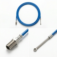 Câble de connexion de boîtier de commande à distance Marine 33C neuf pour système de direction de moteur hors-bord Yamaha, bleu (18 pi, 2 pièces)