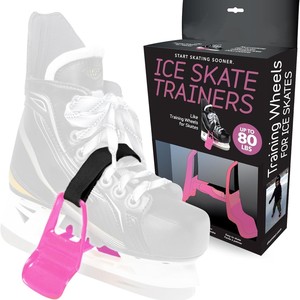 Ice <b>Skate</b> <b>Trainers</b> Pink Adjustable Training Wheels For Children 1-3 Years Old Assisted Skating - Product Image 1