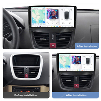 MEKEDE DUDU7-Autoradio Android, lecteur multimédia avec écran 2K, navigation GPS, lecteur multimédia pour Peugeot 207 2006-2015