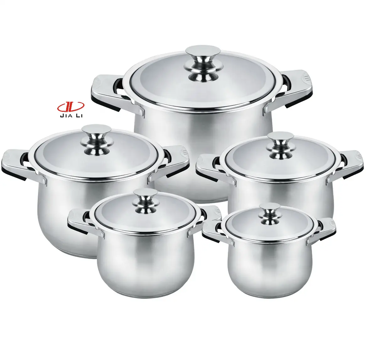 Jiali good price High quality pots and pans cooking pot set Soup & Stock Pots