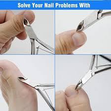Stainless Steel <b>Nail</b> Nippers Straight Blade Wide Jaw Durable Professional Finger <b>Nail</b> <b>Tool</b> Adult Use Simple Style KSA Nippers - Product Image 5