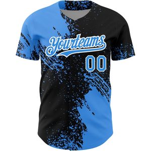 Maillot de baseball personnalisé à motif brossé, sublimation personnalisée, anti-humidité, uniforme de sport unisexe pour adulte - Product Image 2