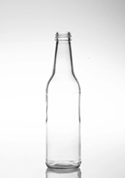 Bouteille en verre à col long transparente pour boissons gazeuses, eau noire, bière, 275 ml, 200 ml, 500 ml, 50 cl, 1 litre, vente en gros