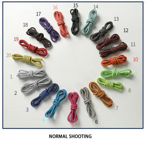 새로운 폴리에스터 프린트 신발끈 러너 스니커즈 신발끈 3mm 반사 프린트 신발끈 - Product Image 4