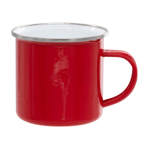 Mini taza de esmalte de sublimación recubierta de 350ml con borde plateado Diseño lindo Taza apta para lavavajillas para ocasiones de Graduación - Product Image 5