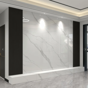 Best Selling Rock Slab Tv Background Wall Panels New Chinese <strong>Sintered</strong> <strong>Stone</strong> Slab With Marble Look Artificial <strong>Stone</strong> - Product Image 4