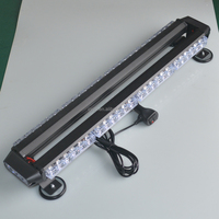 Auto-Beleuchtung 54LED Gelbe Automotive Notfall-Warnleuchte Blinkende Lichtleiste Stroboskop-Verkehrsleuchte Neuzustand mit Magnetbefestigung