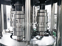 Machine automatique de remplissage et de scellage de gobelets en plastique, équipement d'emballage pour usine alimentaire, pour liquides, eau, jus, confiture