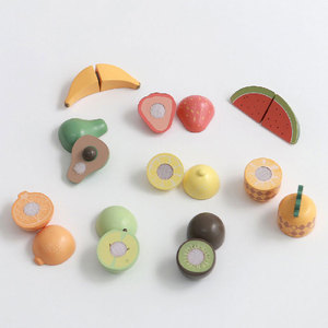 Fiesta 9 Set Légumes et fruits en bois détachables 210*150*60 Tranche d'âge 0-12 mois Jouets pour bébé pour le plaisir de 5 à 7 ans - Product Image 1