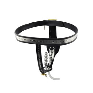 Biancheria intima in acciaio inossidabile dispositivo di castità maschile giocattolo del sesso per gli uomini Gay con catetere di perline anali cintura di castità gabbia del cazzo e <span class=keywords><strong>Plug</strong></span> anale - Product Image 3