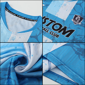 Tenues de <span class=keywords><strong>football</strong></span> personnalisées pour jeunes en gros, tissu jacquard sublimé, ensembles de maillots de <span class=keywords><strong>football</strong></span> à séchage rapide, ensemble de maillots de <span class=keywords><strong>football</strong></span> respirants Z5581 - Product Image 6