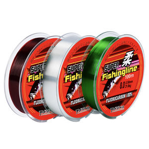 Vente en gros de 100 mètres de ligne de pêche en monofilament transparent en nylon solide revêtement fluorocarbone pour lac et rivière <span class=keywords><strong>Streaming</strong></span> - Product Image 4