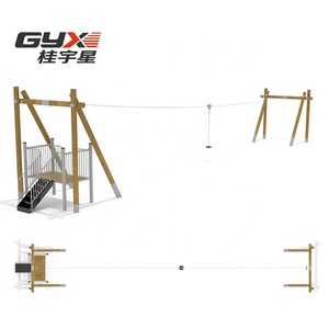 Équipement adapté aux besoins du client D'aventure Pour Enfants Aire De Jeux Extérieure <span class=keywords><strong>Tyrolienne</strong></span> - Product Image 1
