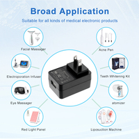 CE GS UKCA UL FCC-Zertifikate 12,5 W US-Stecker Medical Grade 60601-1 Ladegerät 5V 0,3a 1a 2a 2,5a für medizinische Geräte
