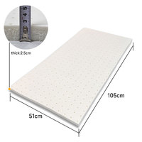 Matelas en latex 100% naturel pour enfants, surmatelas en tissu de coton pour bébé, tapis de jeu, mobilier de chambre