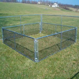 Köpek kalem-6 m x 3m çit panelleri/taşınabilir köpek çit köpek kulübesi/köpek oyun parkı dışında çatı ile - Product Image 5