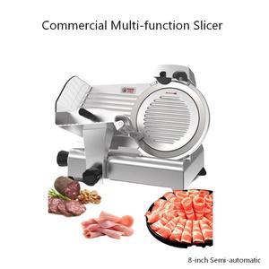 Trancheuse commerciale semi-automatique de 10 pouces pour viande congelée, rouleaux de mouton et rouleaux de bœuf (110V) Fonctionnement semi-automatique pour C - Product Image 6