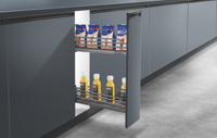 Tiroir à épices à fermeture en douceur Galaxy Kitchen Pull Out Assaisonnement Bakset Kitchen Cabinet Organizer Pantry Storage Organizer