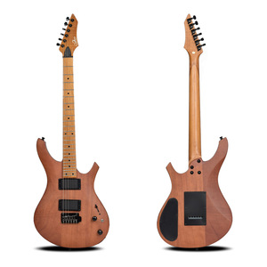 Guitarra eléctrica transfronteriza Alnico5 pequeña con doble vibrato, guitarra eléctrica de rock para hombres y mujeres con núcleo de flor de durazno completo - Product Image 6