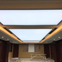 Luces LED de techo más vendidas 2433mm * 4840mm luz Led hexagonal para taller