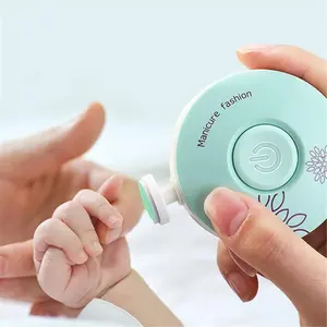 幼児幼児のための6つの研削ネイルパッドを備えた最高の安全赤ちゃん電気爪切りトリマーキッズネイルカッターセット