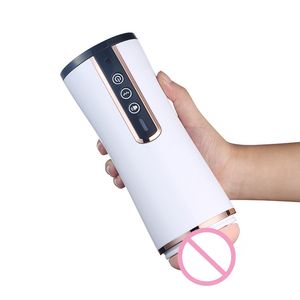 Automatischer Masturbator mit Saugfunktion, Vaginales Sexspielzeug im Taschenformat, 10-stufiger vibrierender Eichel-Trainer - Product Image 1