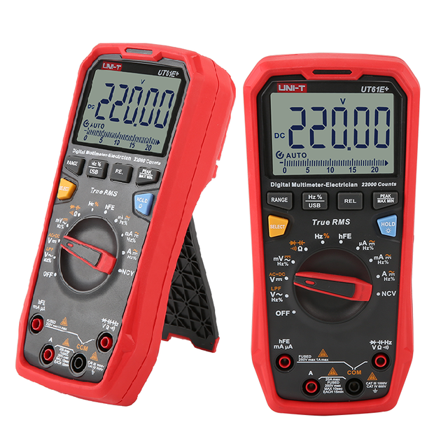 UNI-T UT61E+ Plus Professional Multimeter Analog Digital Electrical Tester with 22000 Counts Ammeter Voltmeter Multi Meter