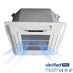 Unité de ventilation à cassette super fine, montée au plafond, à eau glacée, FCU 2 tuyaux, télécommande, équipement terminal de climatisation centralisée, certifiée CE - Product Image 1