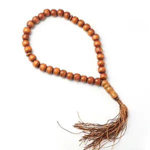 33 pcs Middle East Islamic Prayer beads hand string Cook Muslim worship handheld Zan beads bracelet Muslim prayer rosary