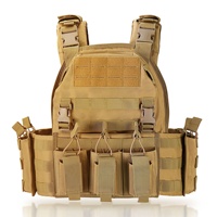Ensemble de gilet tactique multifonctionnel, combinaison d'entraînement en plein air, tissu Oxford respirant et résistant à l'usure WF008