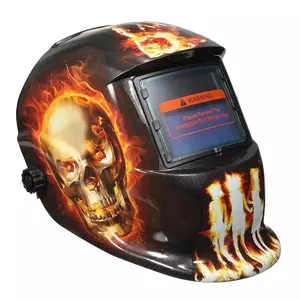 Barato soldagem de segurança m-ask auto escurecimento solar alimentado por arco mig proteção industrial eletrônica melhor capacete de soldagem