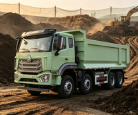 Truk Pengangkut Material Berat SINOTRUK HOWO 8X4 Kapasitas Besar dengan Bak Kargo, Terawat Baik