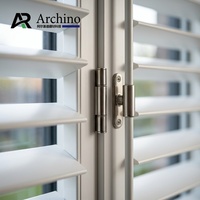 Volets verticaux modernes en alliage d'aluminium peint, anti-rouille et écologiques, pour hôtels et appartements (vente en gros)