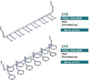 Bán lẻ Gondola Pegboard Euro móc <span class=keywords><strong>6</strong></span> lỗ nhà để xe chủ - Product Image 2