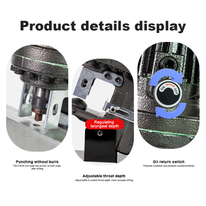 Máy đột lỗ ống tròn di động chuyên dụng MHP-20C, máy đột thủy lực điện công suất cao - Product Image 6