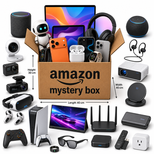 Boîte mystère d'électronique de qualité supérieure avec des appareils portables, des dispositifs audio, des accessoires mobiles et informatiques aléatoires - Product Image 1
