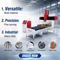 Centre d'usinage CNC intelligent à 5 axes, routeur CNC ATC, machine de gravure et de fraisage pour surfaces 3D complexes, bois, mousse, moules composites