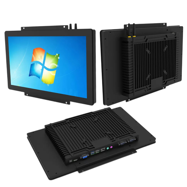 Open Frame 21.5 Inch Industrial LCD Monitor Fanless Capacitive Touch Screen USB Interface Payment Kiosks All-in-One Panel PC