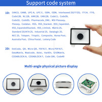 Module de scanner de codes-barres à auto-induction EMT8620 avec fonction veille/réveil, module moteur de lecture 1D 2D QR