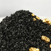 Charbon actif granulaire à base de coque de noix de coco pour la récupération de l'or dans l'industrie minière