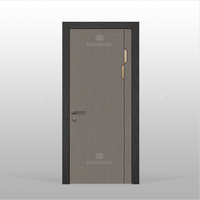 Porte d'entrée en nid d'abeille à panneau unique sans peinture pour salle de bain pour hôtels et villas