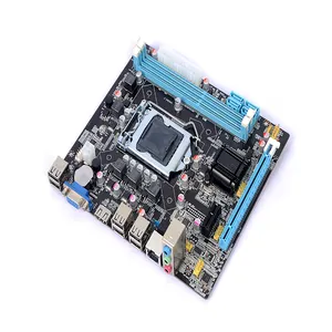 Fábrica precio barato al por mayor de piezas de computadora H61 lga1155 DDR3 placa base trabaja con I3/I5/I7 series CPU