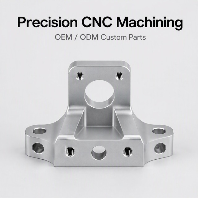 CNC Precision Machined Hardware Parts Aluminum Alloy Custom CNC Milling Components ±0.005mm Tolerance for Electronics Industry