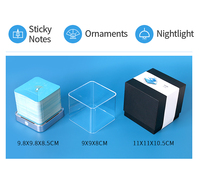 Calendrier 3D en papier bleu personnalisé 2026, fait main, avec logo personnalisé, support dropshipping Chine, décoration de bureau, cadeau, bloc-notes, marque-page d'amour