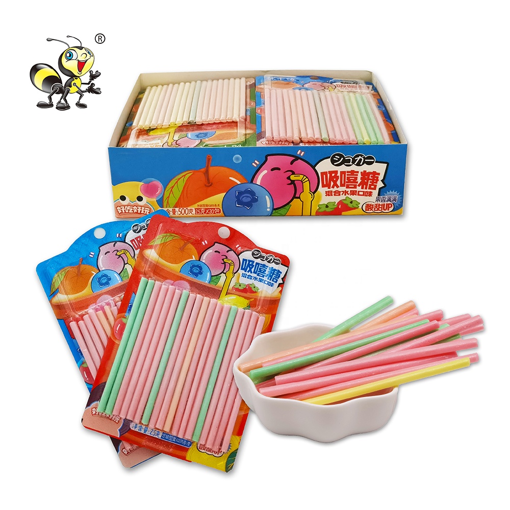 Оптовая цена, фруктовый йогурт, длинный cc-карандаш, конфеты