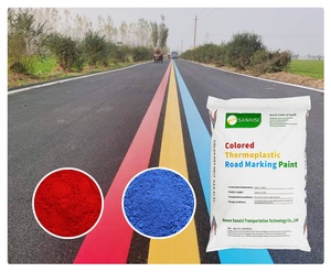 طلاء علامات الطرق عالي الانعكاس قوي الالتصاق سريع الجفاف أبيض/أصفر طلاء حراري مسحوق مظهره حراري اللزوجة - Product Image 3