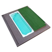 Piscine extérieure en acrylique personnalisée pour villa, maison d'hôtes, salle de sport, usage familial et commercial